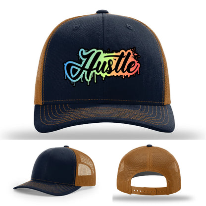 Hustle Leather Patch Hat
