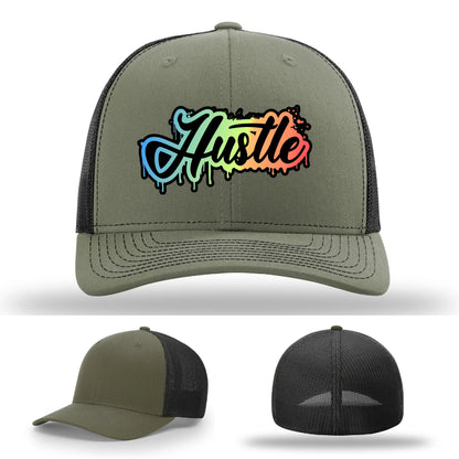 Hustle Leather Patch Hat
