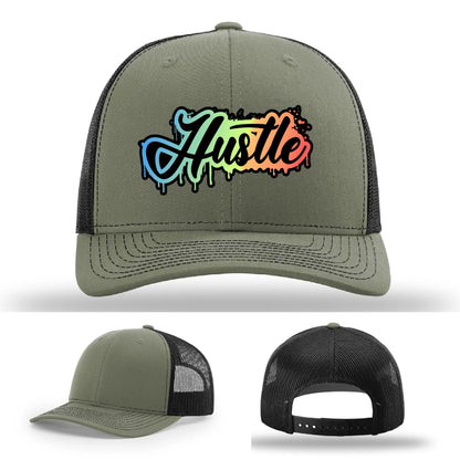 Hustle Leather Patch Hat