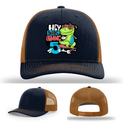 Gimme 5 Leather Patch Hat