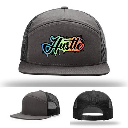 Hustle Leather Patch Hat