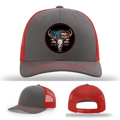 Patriotic Buck – Round Patch