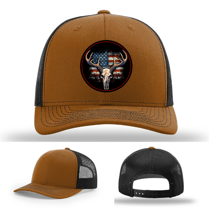 Patriotic Buck – Round Patch