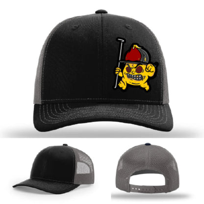 Backdraft Bastard Firefighter Leather Patch Hat