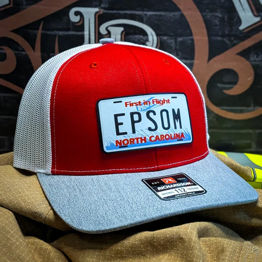 Custom License Plate Leather Patch Hat