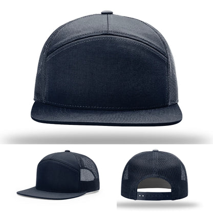 Custom State Flag Leather Patch Hat