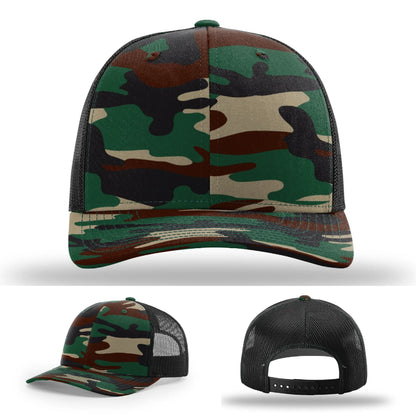 Custom State Flag Leather Patch Hat