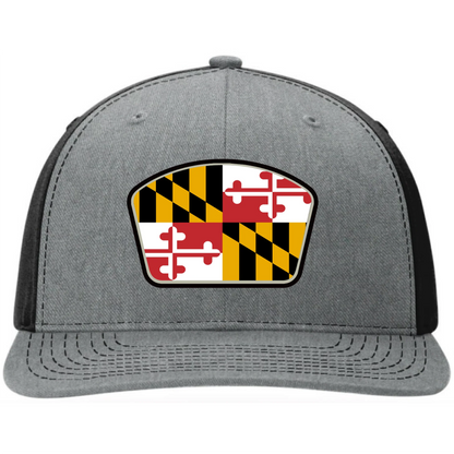 Custom State Flag Leather Patch Hat